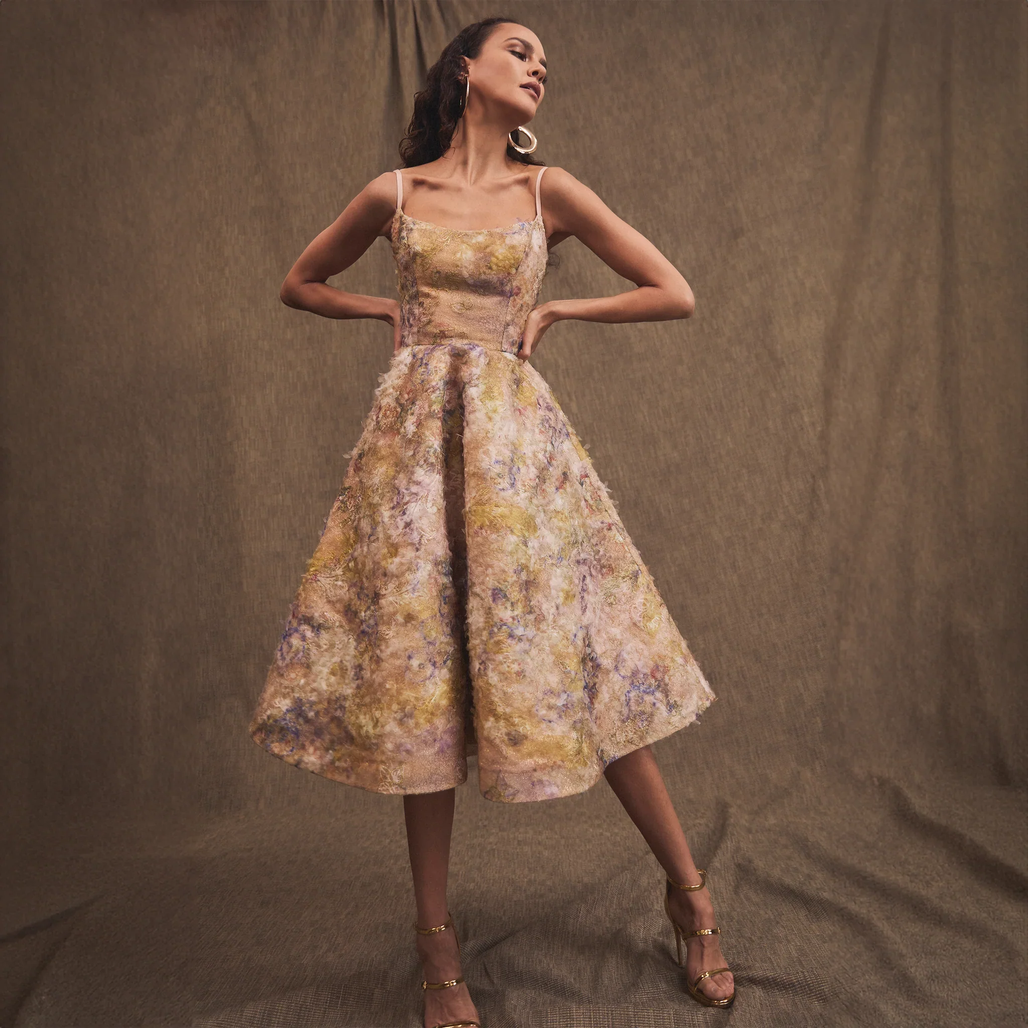Helsi "Stephanie" Floral Midi Dress DR6286 - Image 2