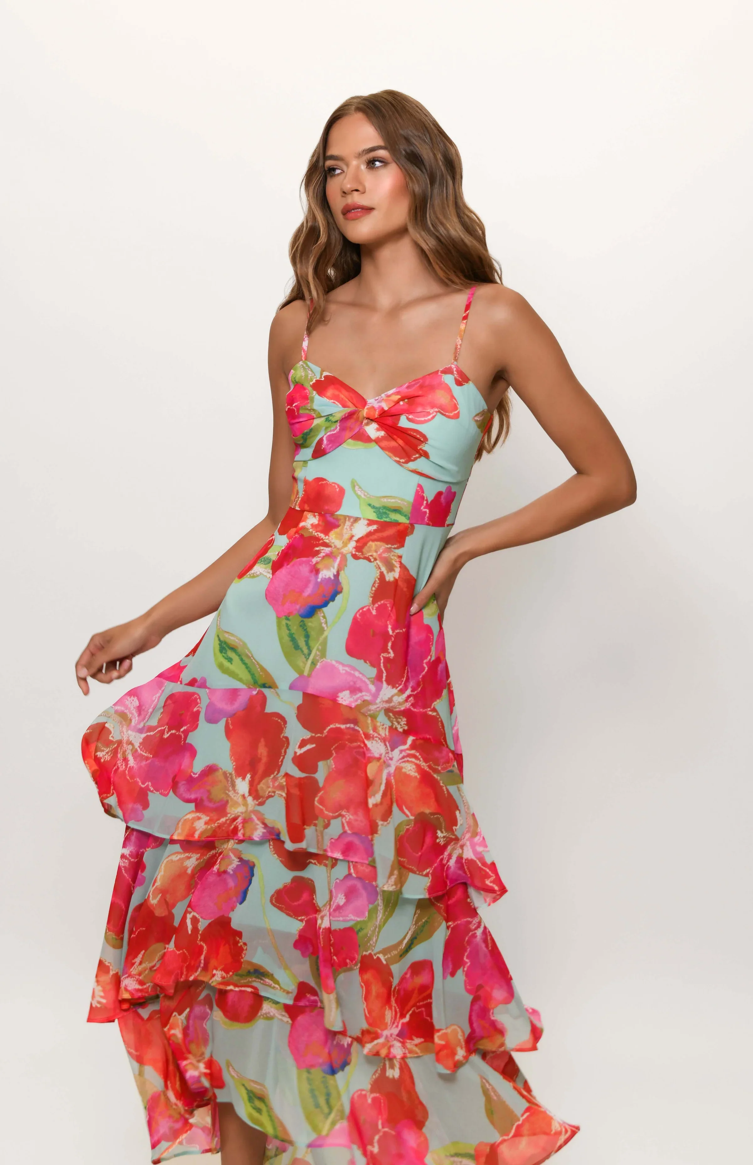 Hutch "Kennedi" Floral Ruffle Dress 10432 - Image 4