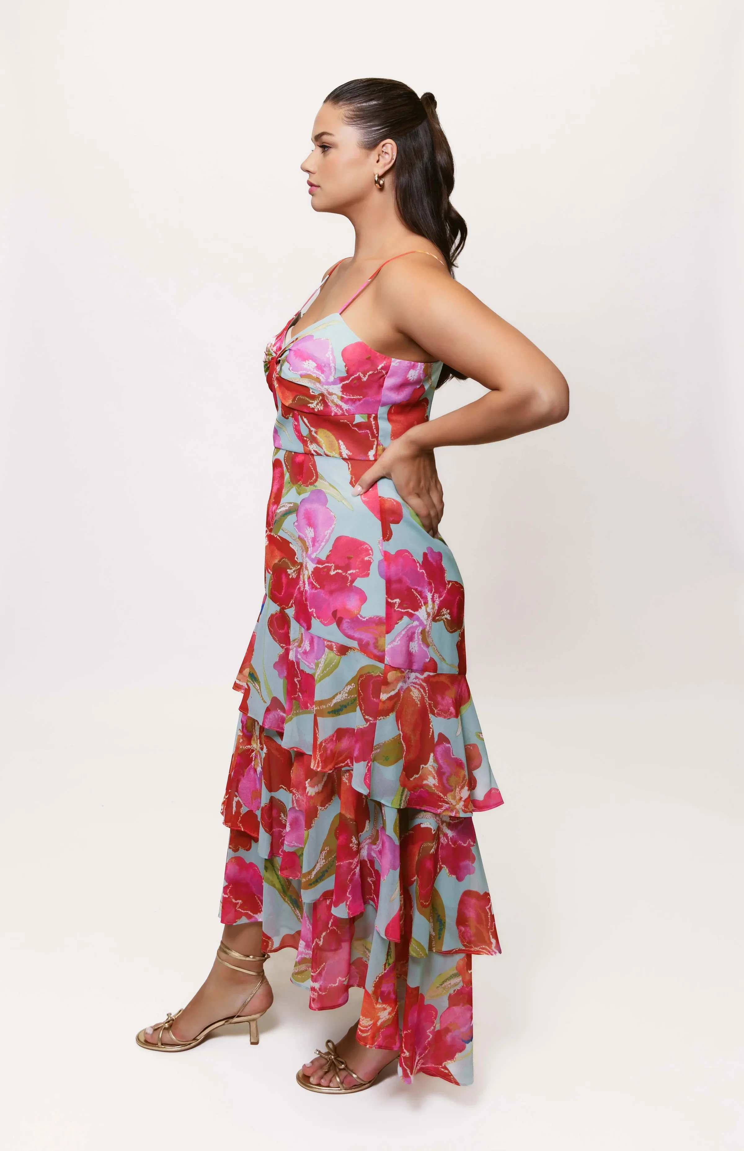 Hutch "Kennedi" Floral Ruffle Dress 10432 - Image 5