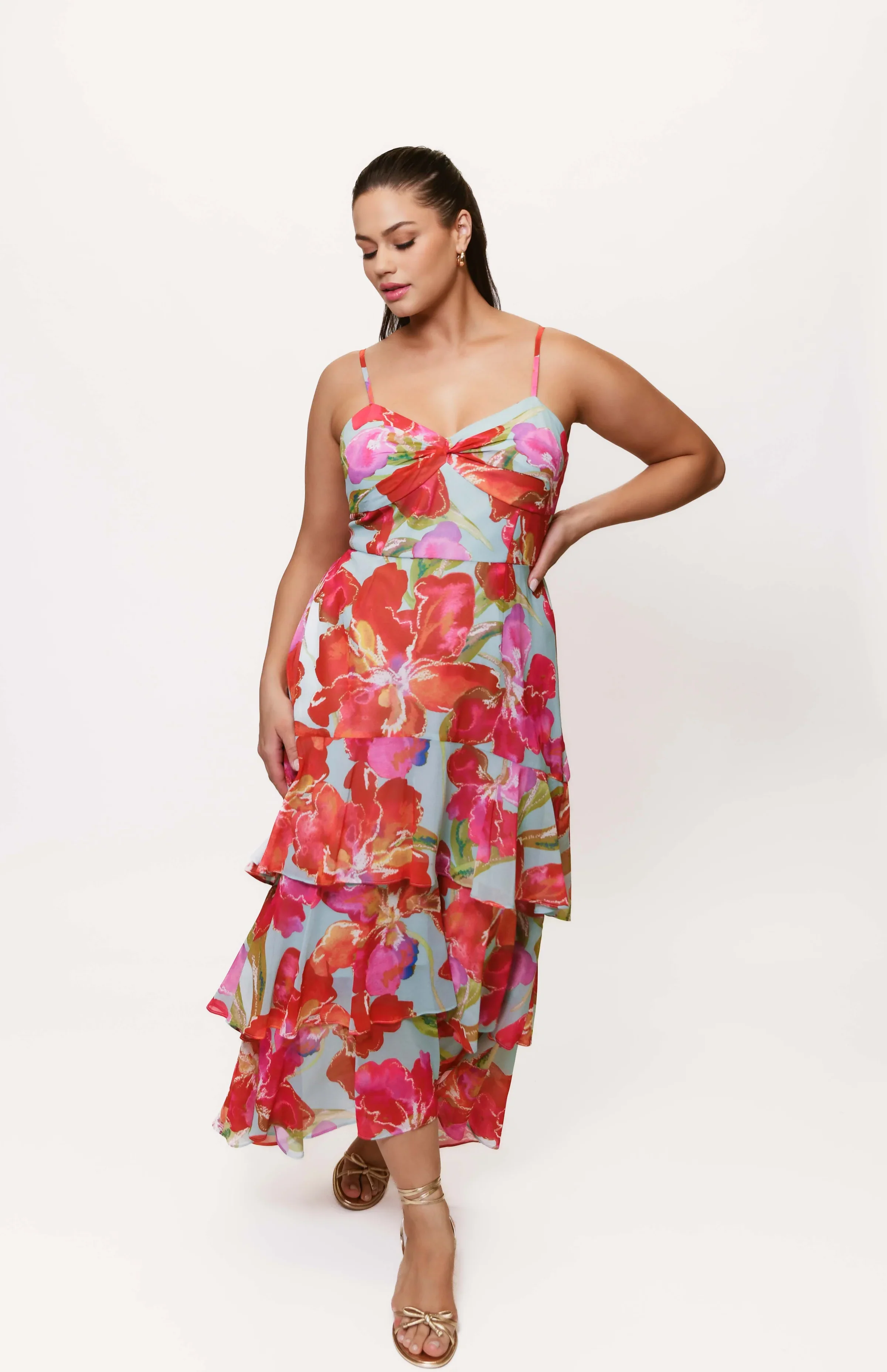 Hutch "Kennedi" Floral Ruffle Dress 10432 - Image 8