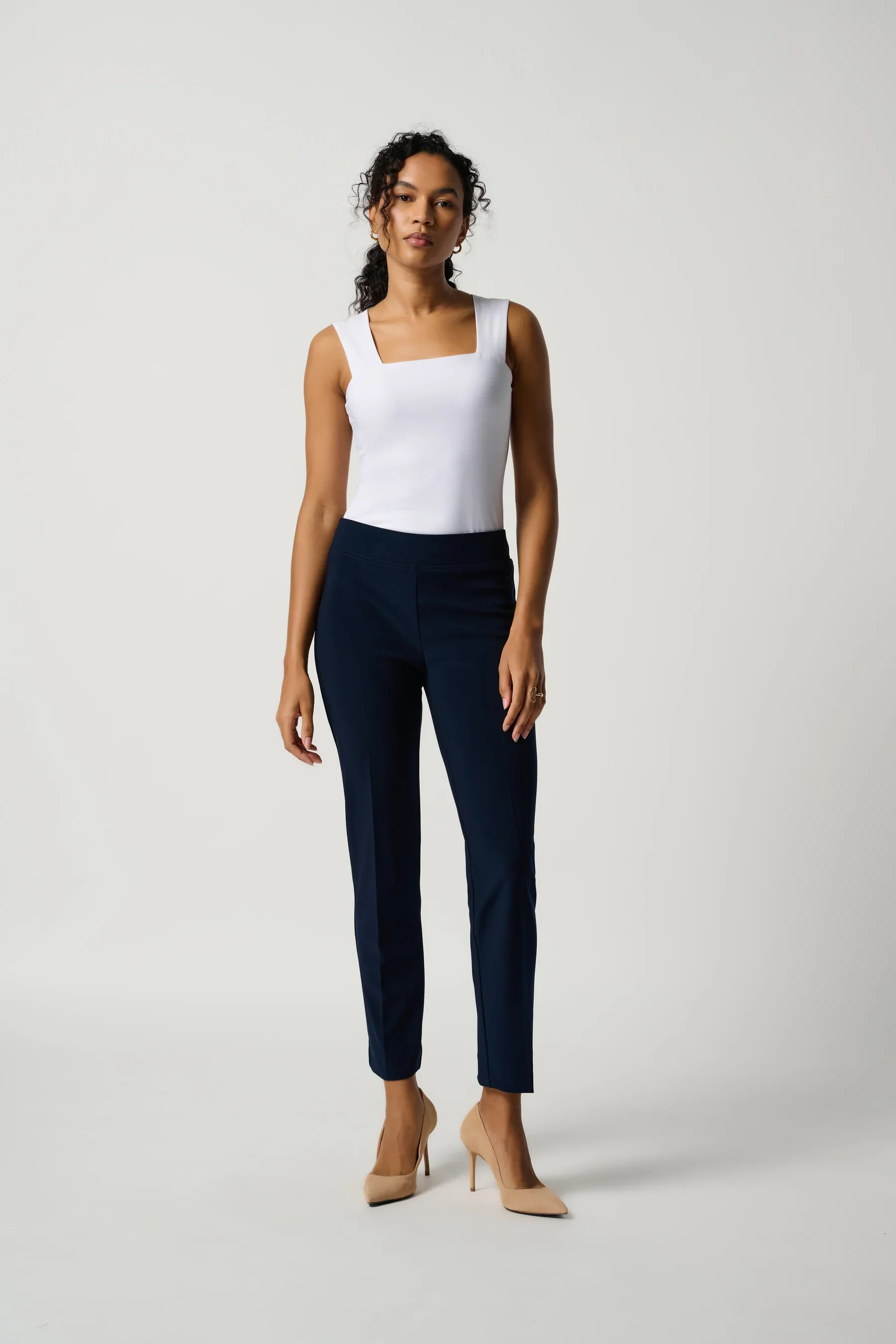 Joseph Ribkoff Slim Fit Pull On Pant with Back Slit 143105G - Image 8