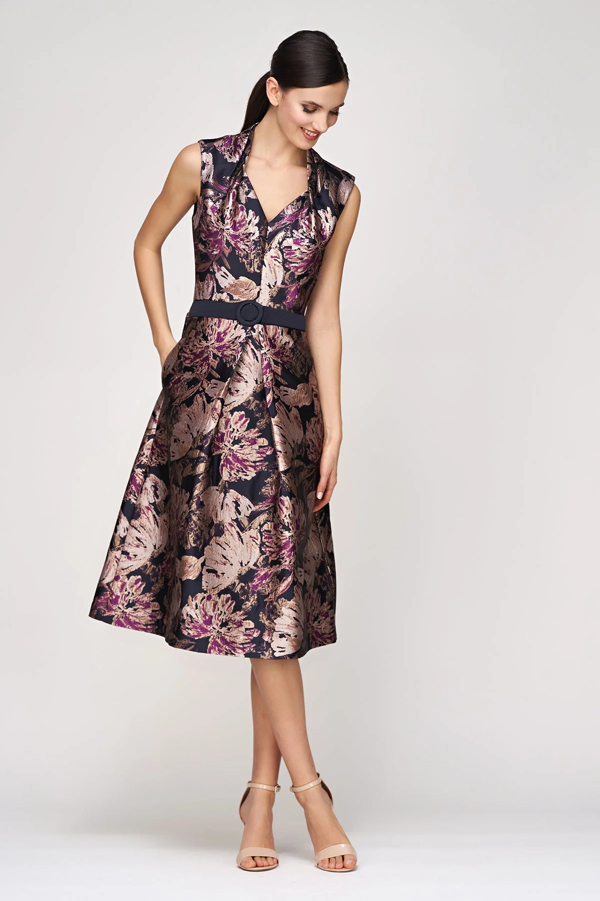 Kay Unger "Dolores" Midi Dress 55112508 - Image 3