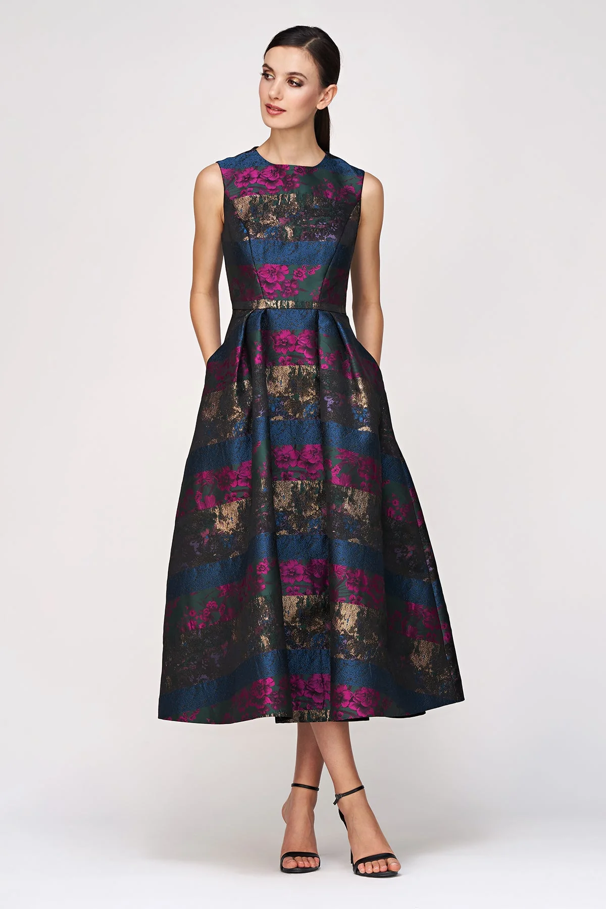 Kay Unger "Faye" Tea Length Dress 55112463