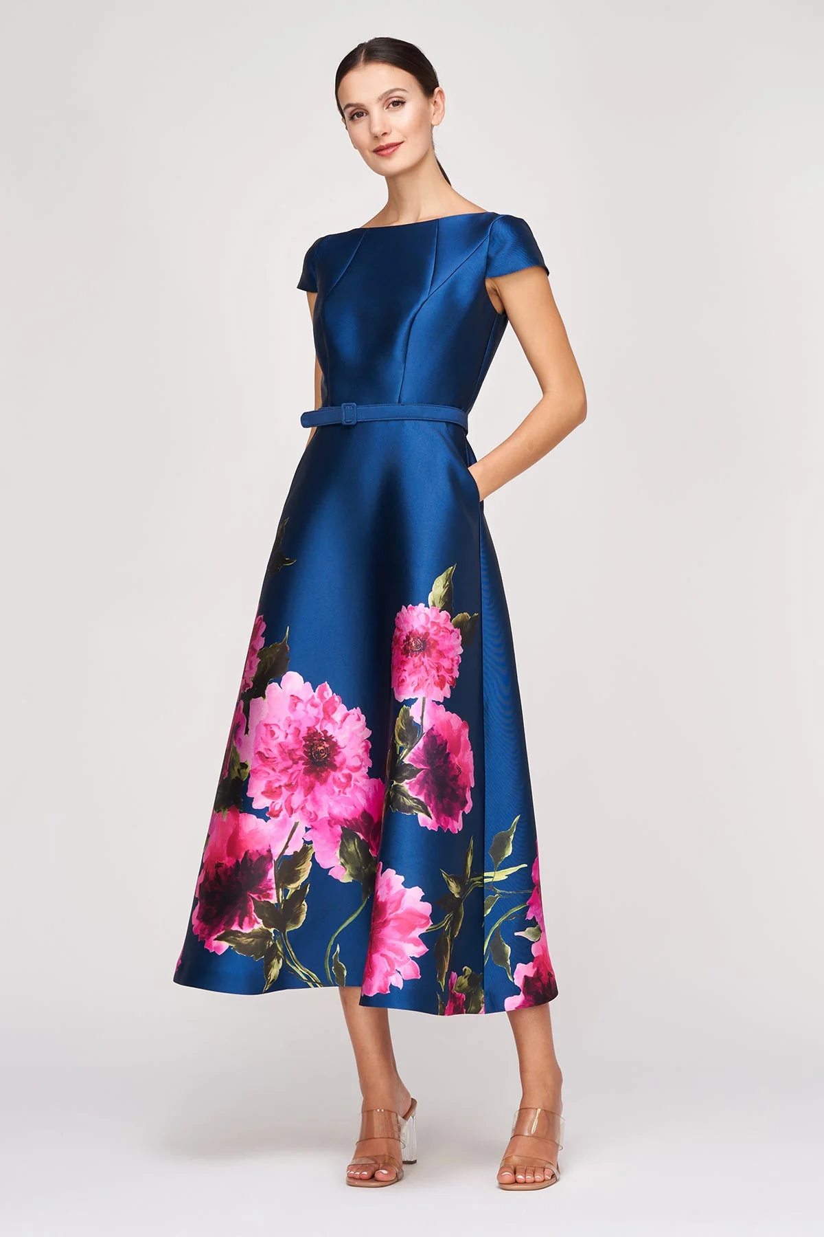 Kay Unger "Ina" Tea Length Dress 55111953 - Image 4