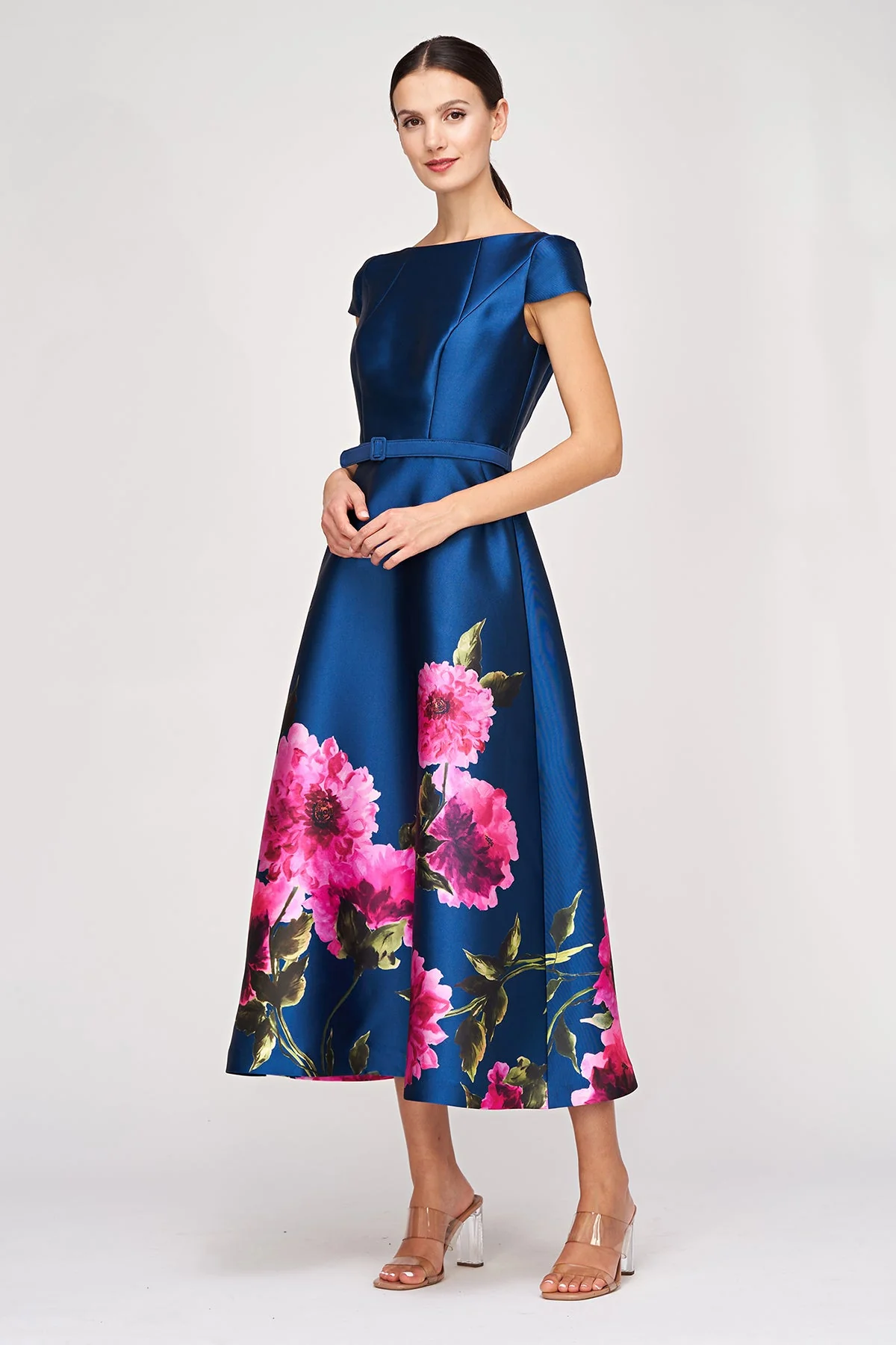 Kay Unger "Ina" Tea Length Dress 55111953 - Image 5