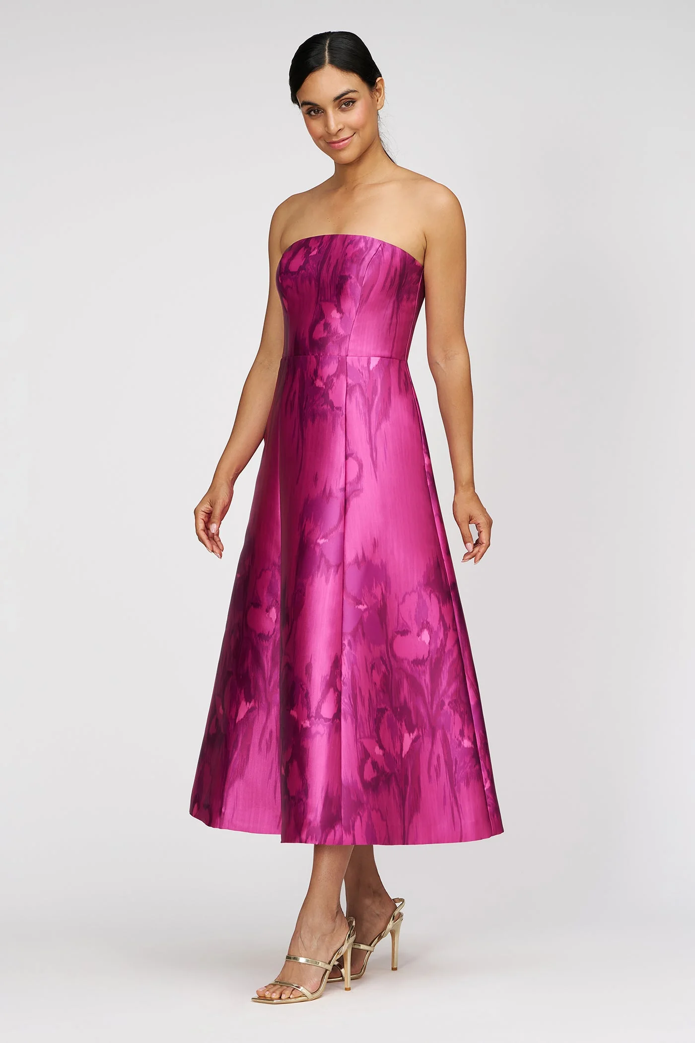 Kay Unger "Natalie" Tea Length Dress 55113240 - Image 5