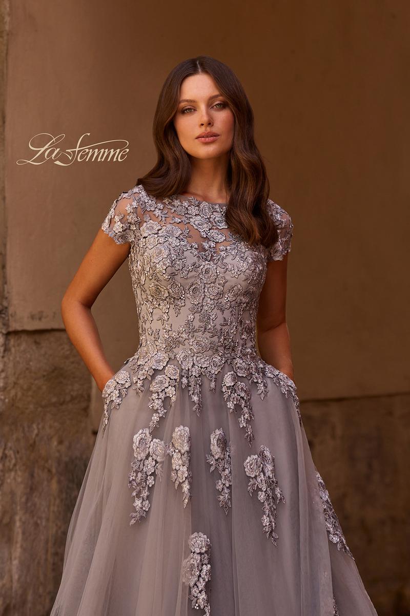 La Femme Evening Dress 26907 - Image 3