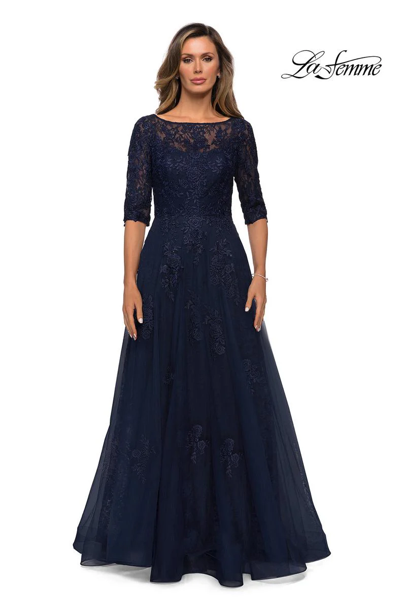 La Femme Evening Dress 28036 - Image 11