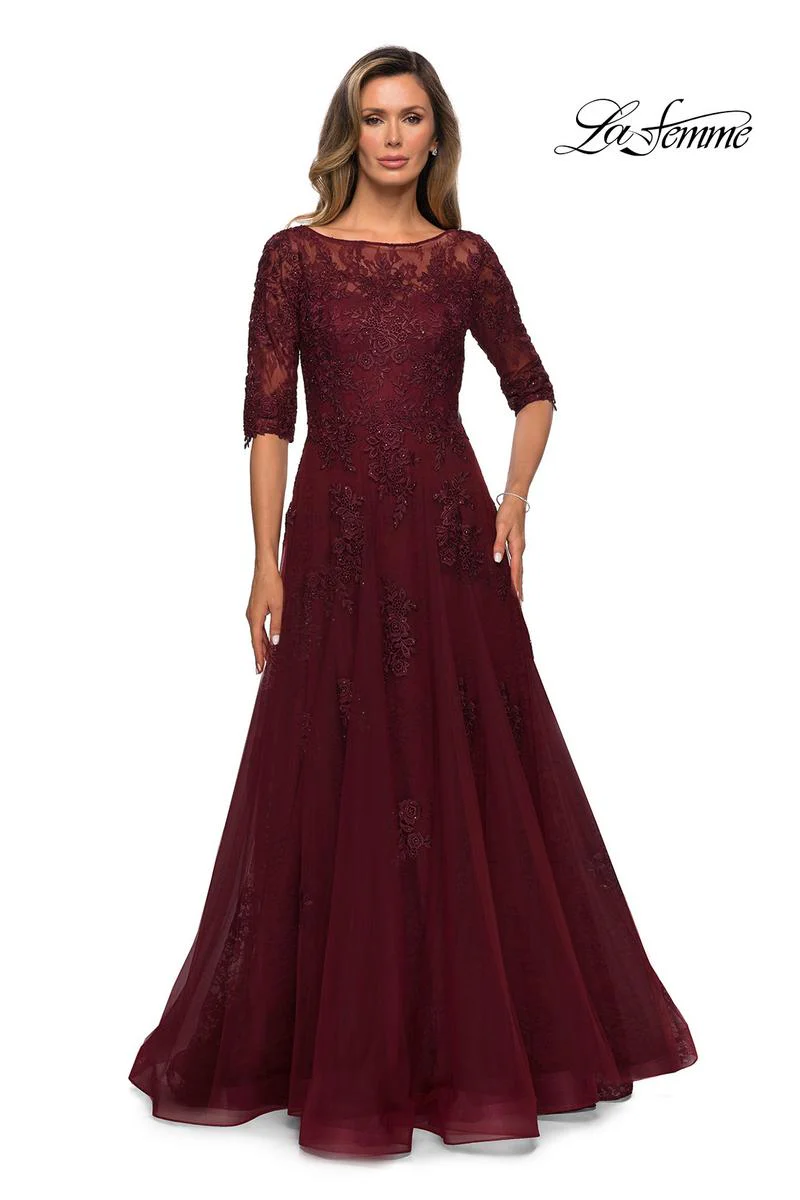 La Femme Evening Dress 28036 - Image 13