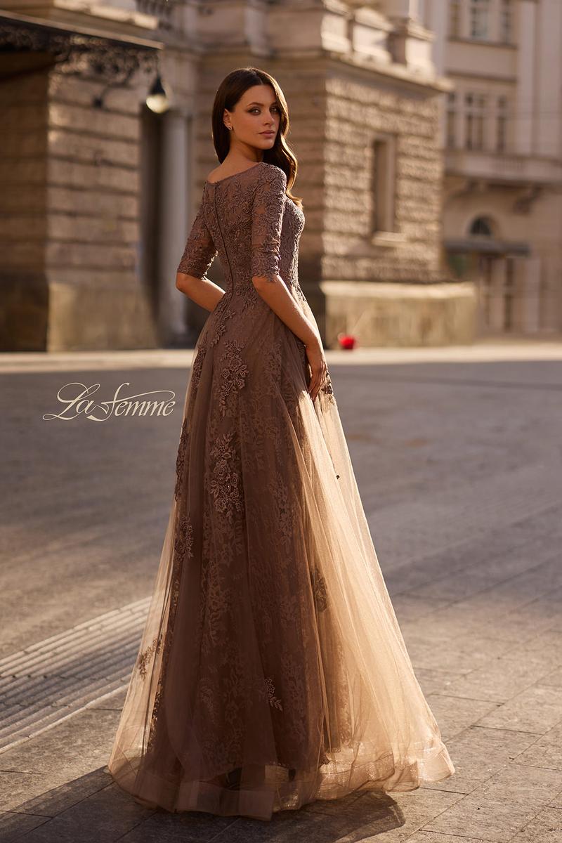 La Femme Evening Dress 28036 - Image 2
