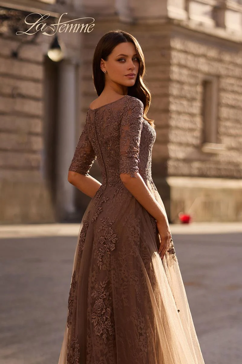 La Femme Evening Dress 28036 - Image 4