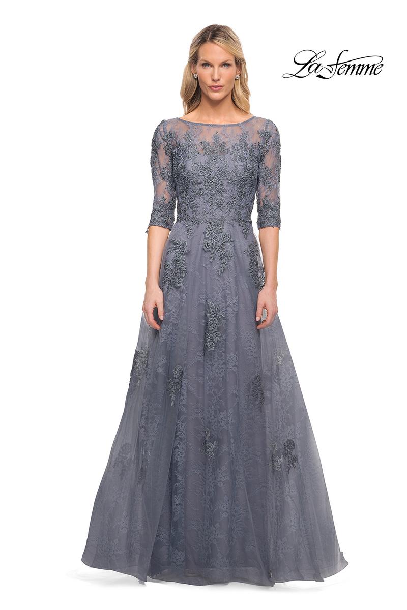 La Femme Evening Dress 28036 - Image 5