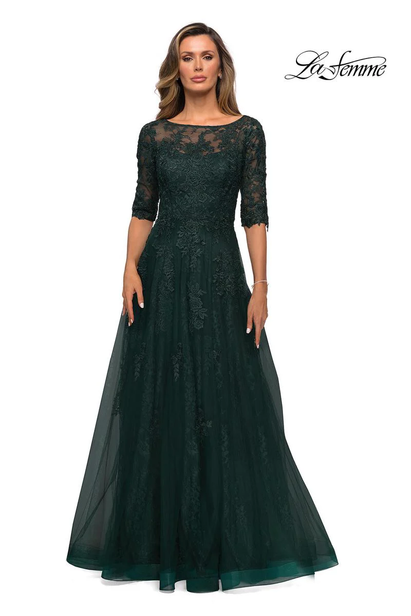 La Femme Evening Dress 28036 - Image 7