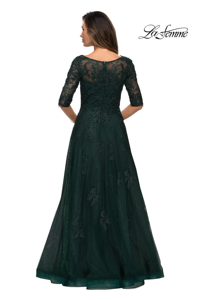 La Femme Evening Dress 28036 - Image 8