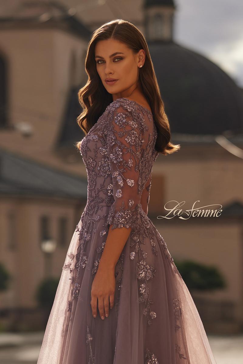 La Femme Evening Dress 32538 - Image 4