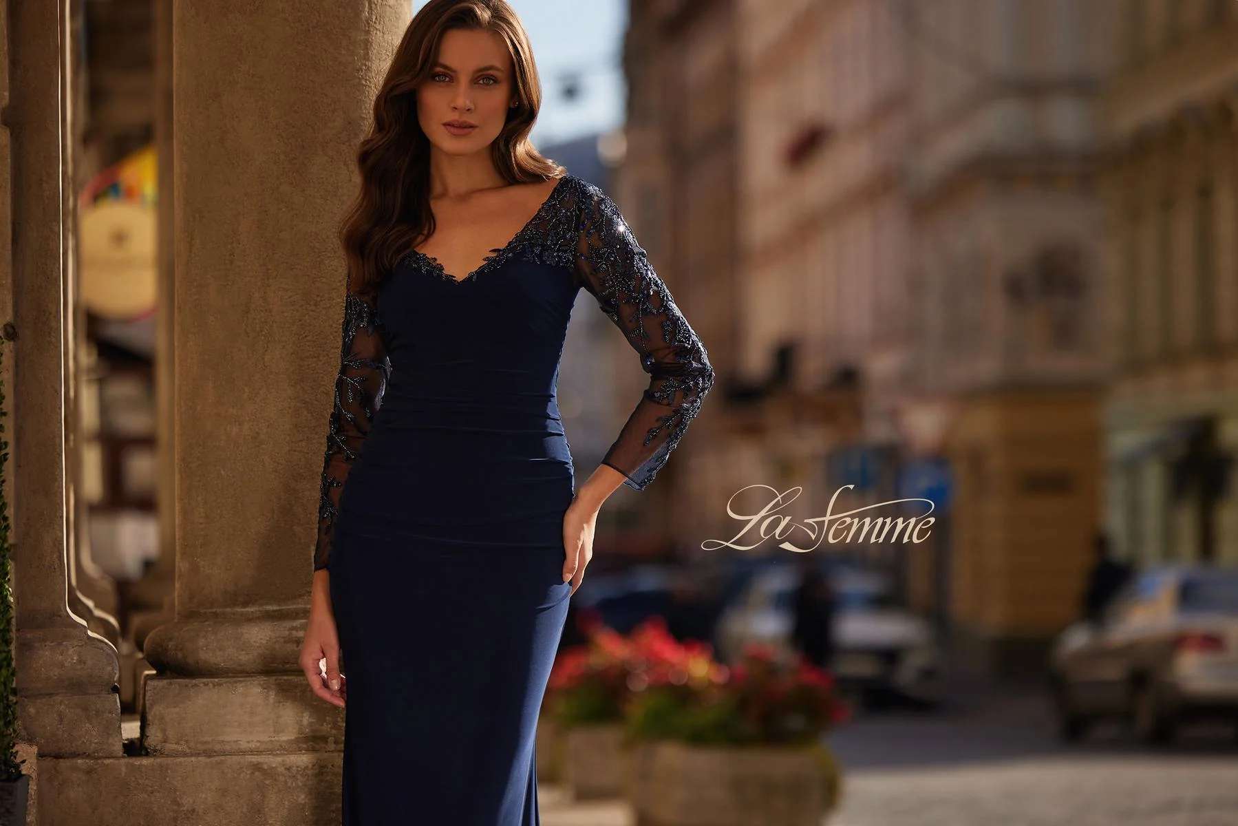 La Femme Evening Dress 32609 - Image 6