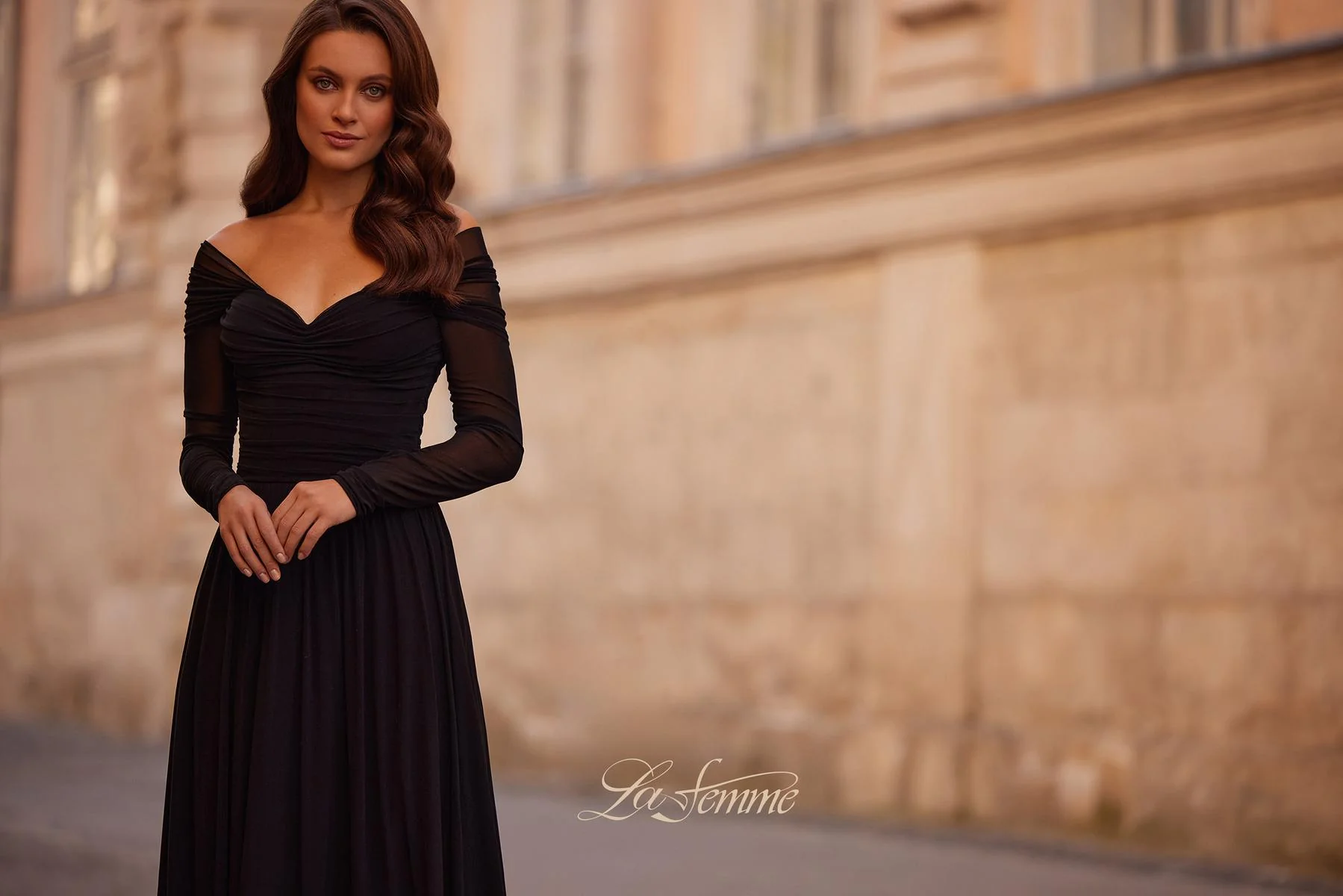 La Femme Evening Dress 32722 - Image 6