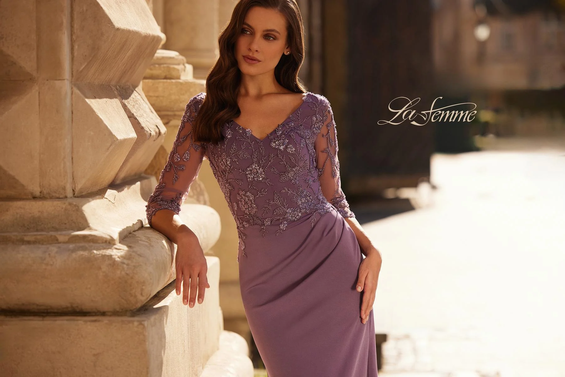 La Femme Evening Dress 32738 - Image 5