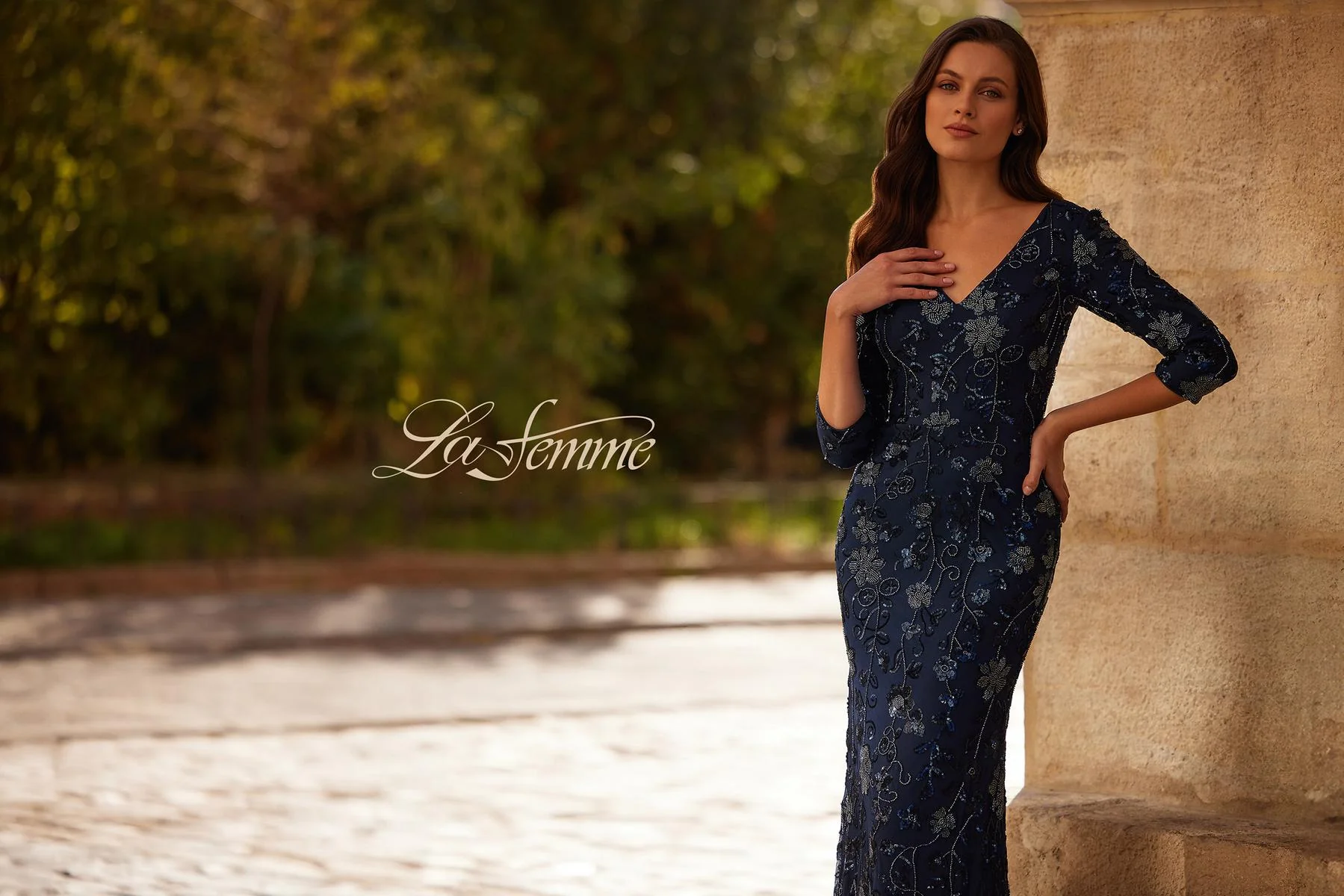 La Femme Evening Dress 33092 - Image 6