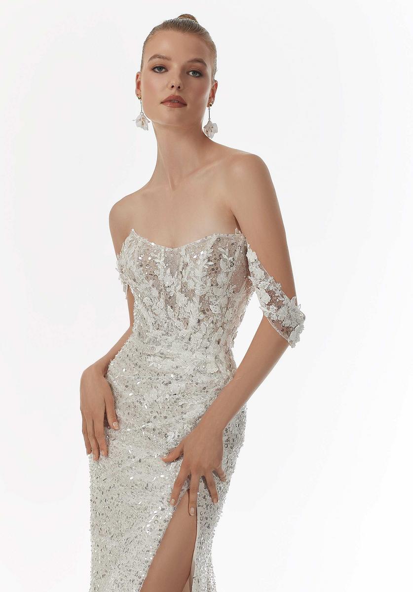 Madeline Gardner Signature "Nefertiti" Bridal Gown 1225 - Image 3
