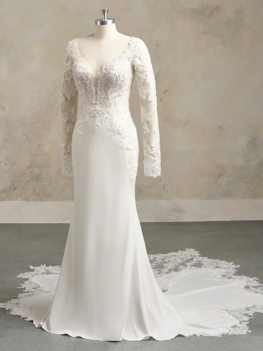 Maggie Sottero "Anastasia" Stretch Crepe Bridal Gown