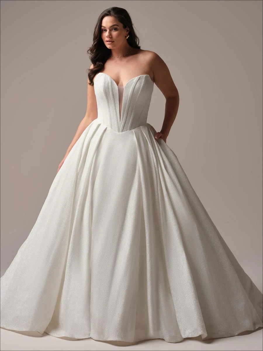 Maggie Sottero "Derrick Royale" Sparkling Ballgown Bridal Gown - Image 4