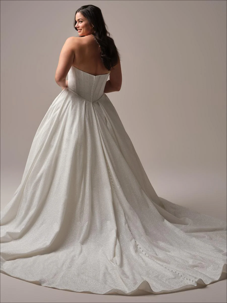 Maggie Sottero "Derrick Royale" Sparkling Ballgown Bridal Gown - Image 5