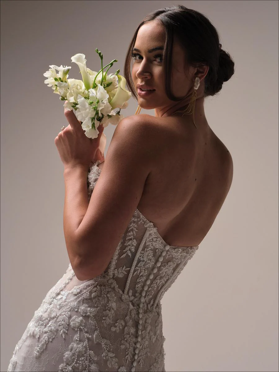 Maggie Sottero "Benjie Royale" Customizable Fit and Flare Bridal Gown 25MB841A01 - Image 11