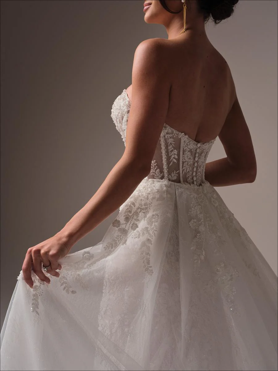 Maggie Sottero "Benjie Royale" Customizable Fit and Flare Bridal Gown 25MB841A01 - Image 13