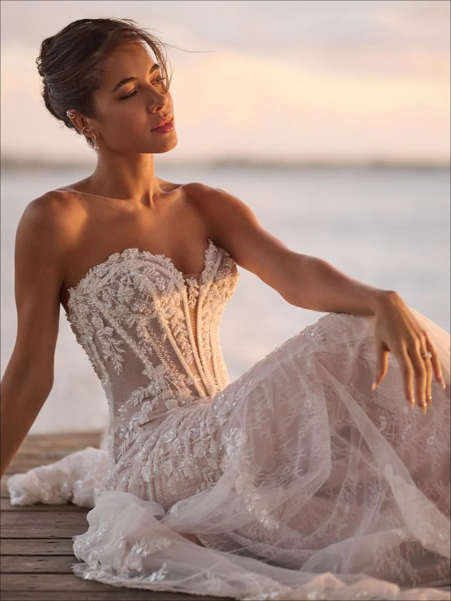 Maggie Sottero "Benjie Royale" Customizable Fit and Flare Bridal Gown 25MB841A01 - Image 15