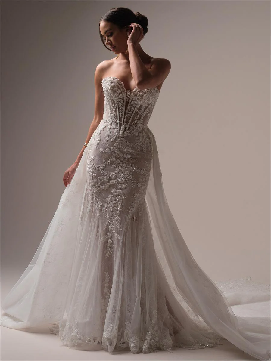 Maggie Sottero "Benjie Royale" Customizable Fit and Flare Bridal Gown 25MB841A01 - Image 3