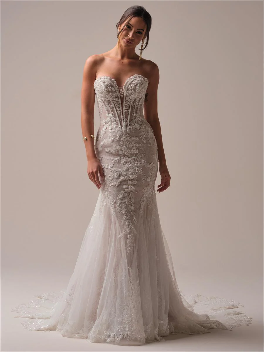 Maggie Sottero "Benjie Royale" Customizable Fit and Flare Bridal Gown 25MB841A01 - Image 4