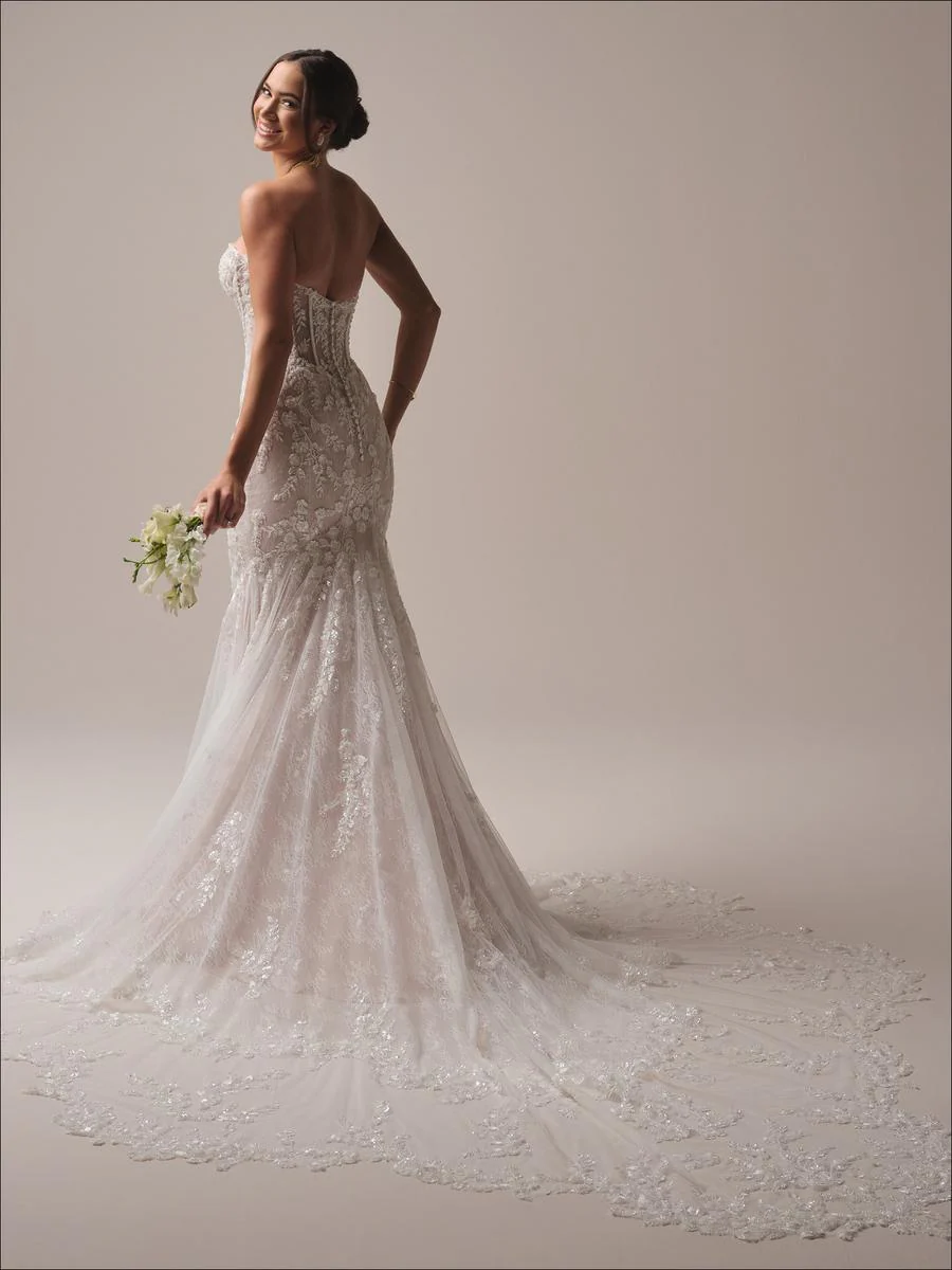 Maggie Sottero "Benjie Royale" Customizable Fit and Flare Bridal Gown 25MB841A01 - Image 5