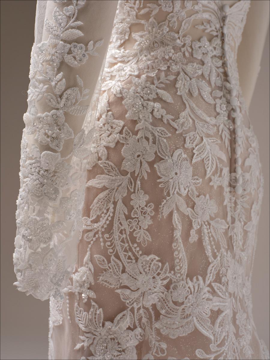 Maggie Sottero "Bianca" Feminine Fitted Beaded Bridal Gown - Image 4