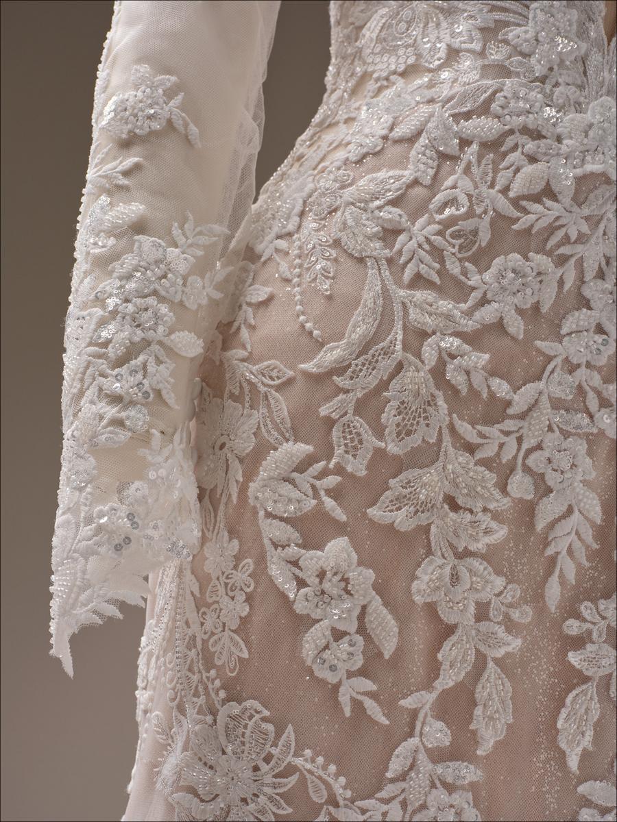 Maggie Sottero "Bianca" Feminine Fitted Beaded Bridal Gown - Image 5