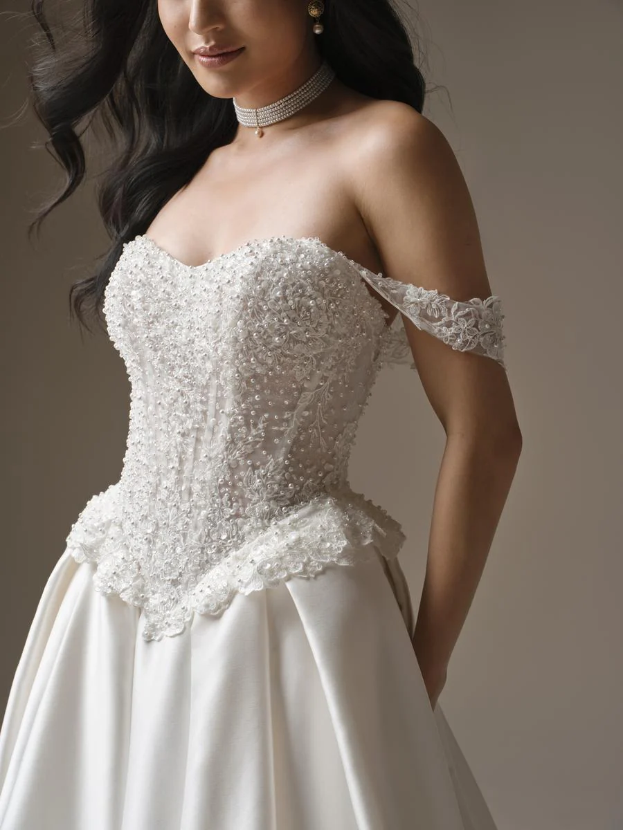 Maggie Sottero Strapless London Bridal Gown 26MS402A1 - Image 8