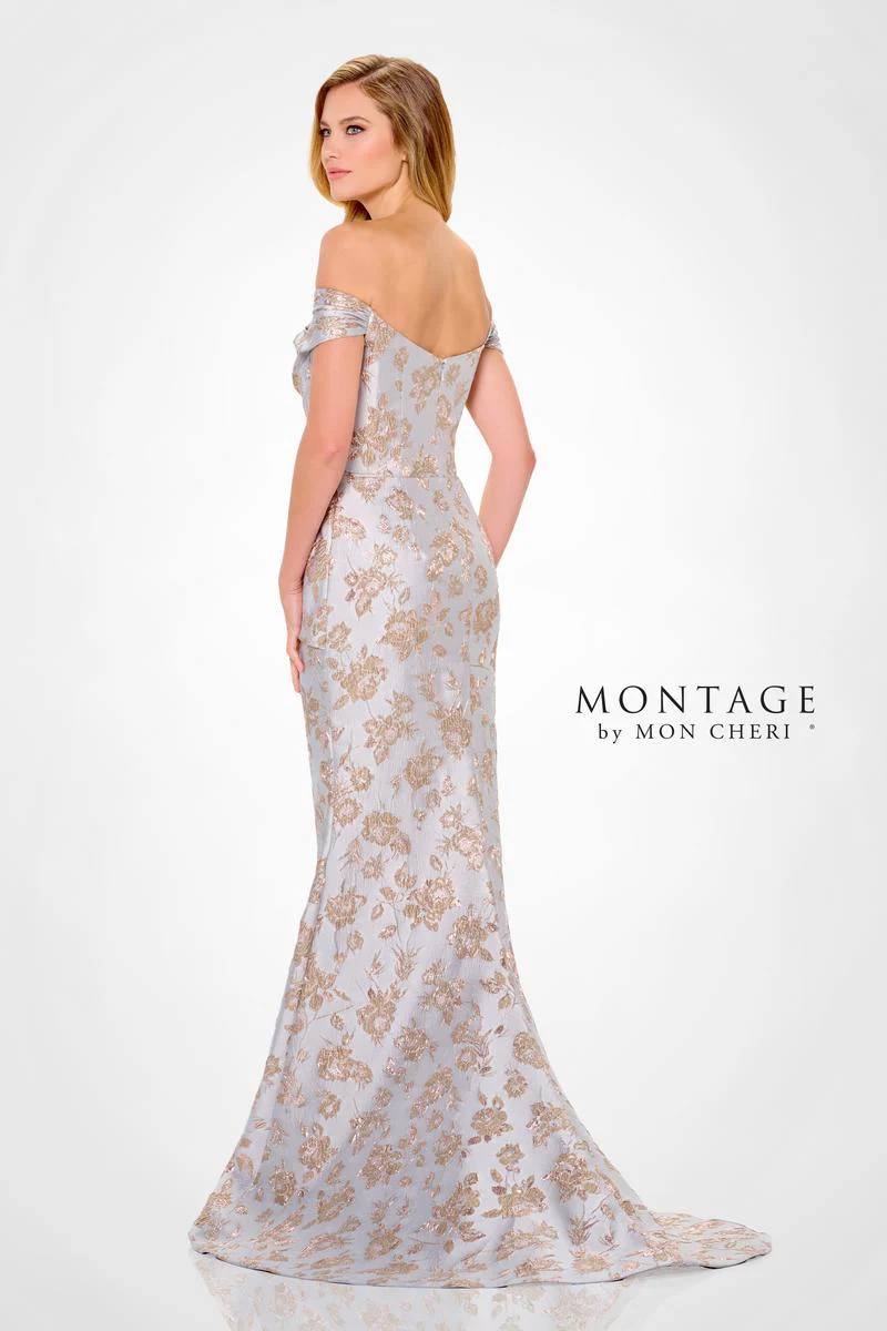 Montage by Mon Cheri Brocade Evening Dress M905 - Image 2