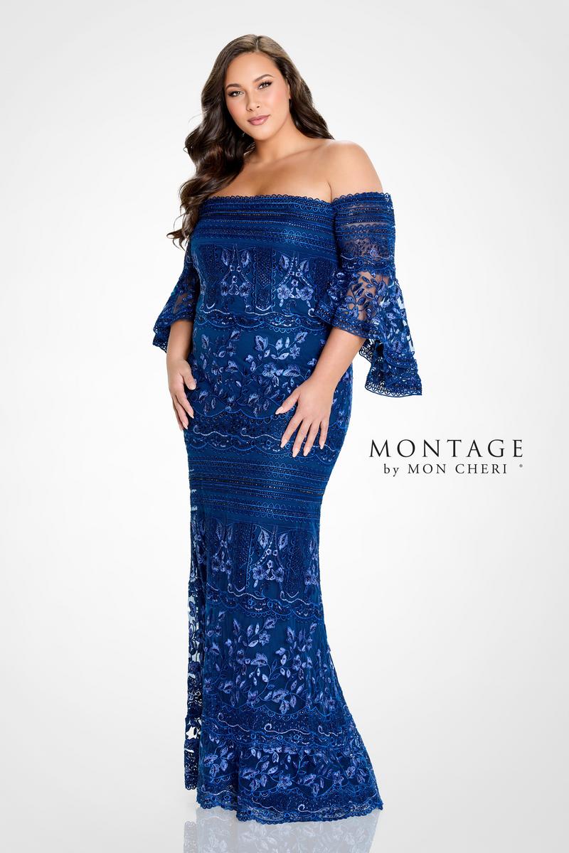 Montage by Mon Cheri Off Shoulder Evening Dress M514 - Image 4