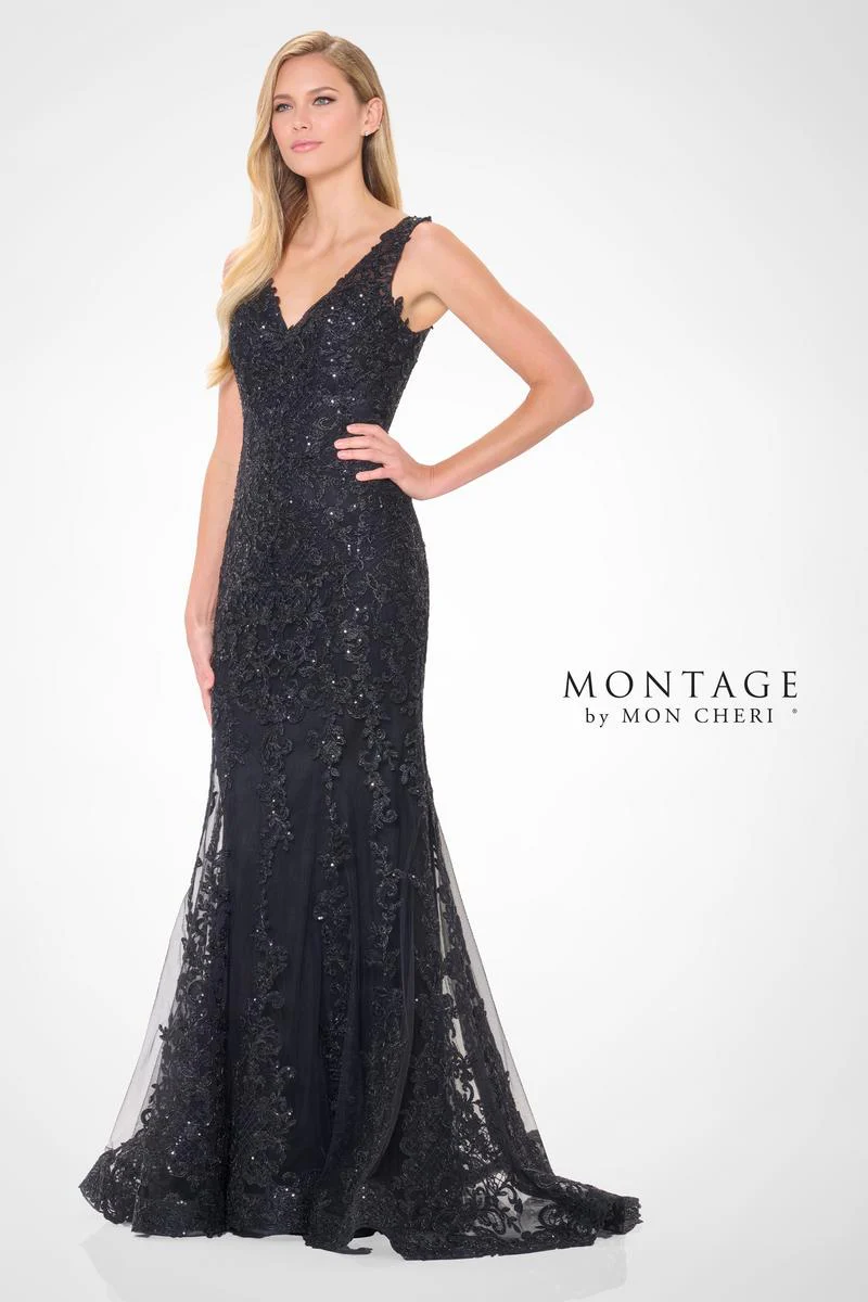 Montage by Mon Cheri Lace Evening Dress M906 - Image 5