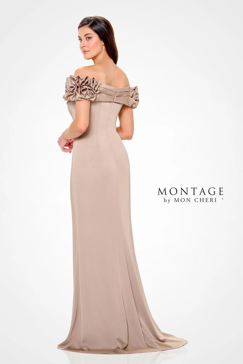 Montage by Mon Cheri Sheath Crepe Dress M915 - Image 4