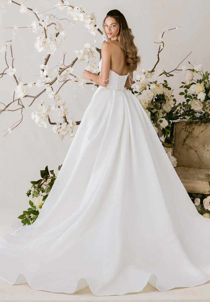 Morilee "Balancé" Two Piece Lace Satin Bridal Gown 1010041 - Image 2