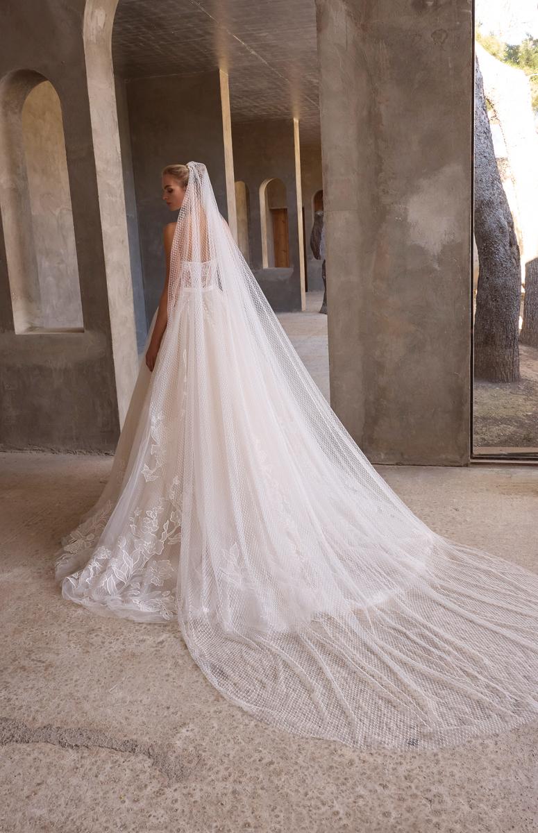 Morilee "Myra" Swiss Dot Strapless Ballgown Bridal Gown - Image 2