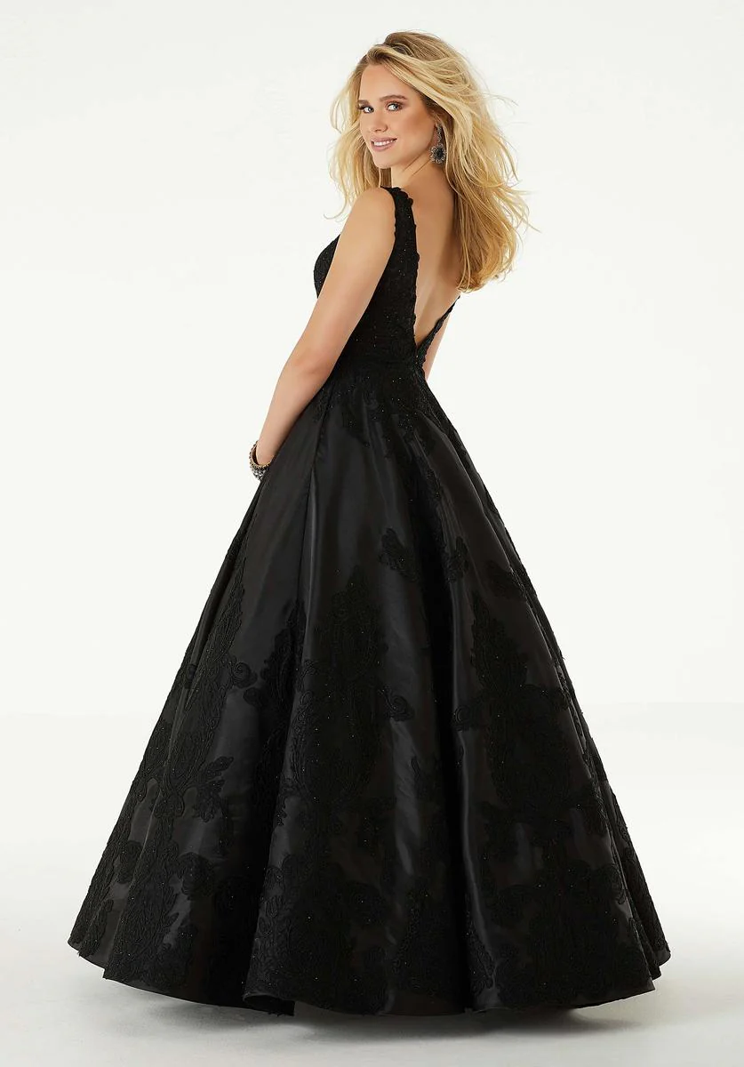 Morilee Satin Ball Gown Dress 43089 - Image 11