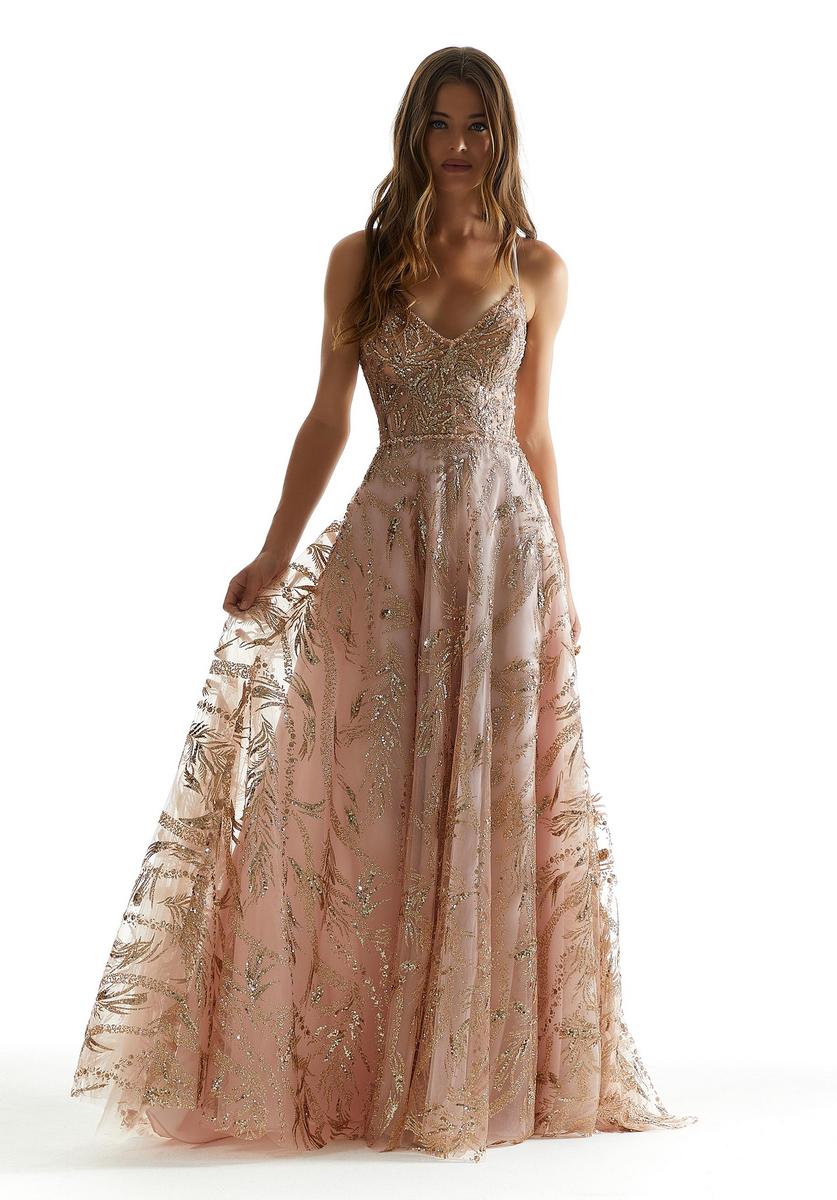 Morilee Sequin Illusion Prom Dress 48007 - Image 8