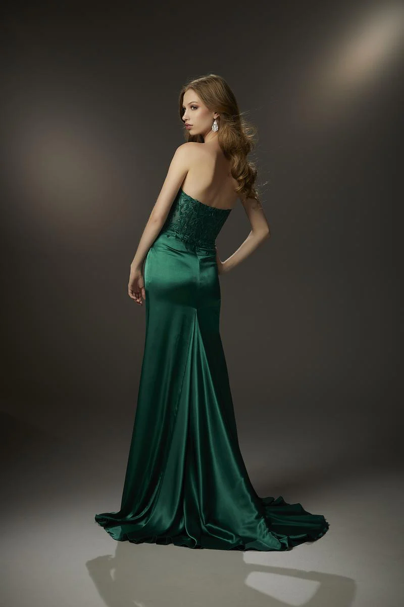 Morilee Long Satin Prom Dress 48054 - Image 2