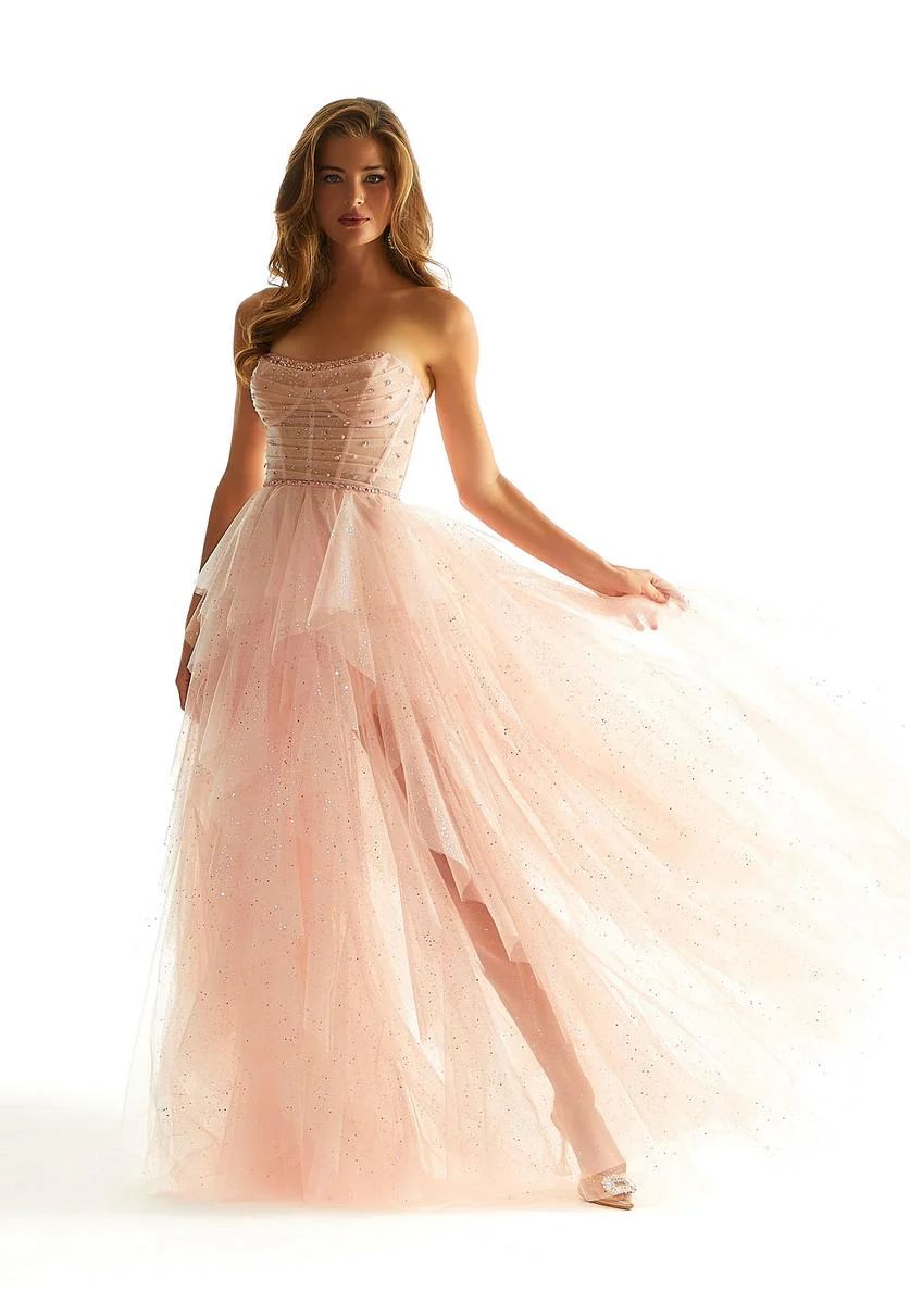 Morilee Romantic Ruffle Ball Gown Prom Dress 49015 - Image 4