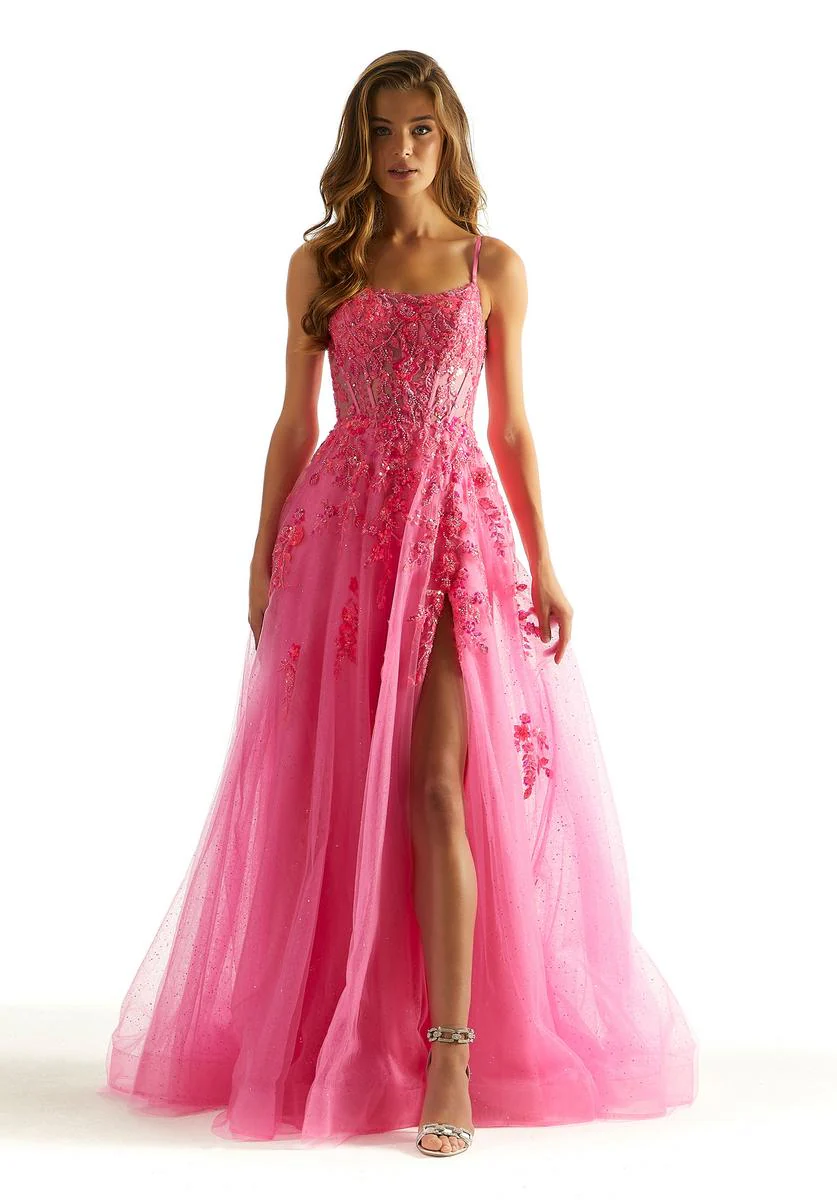 Morilee Corset Lace-up A-Line Prom Dress 49023 - Image 4