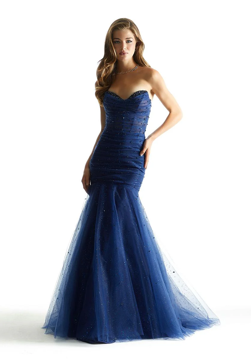 Morilee Strapless Ruched Mermaid Prom Dress 49046 - Image 2