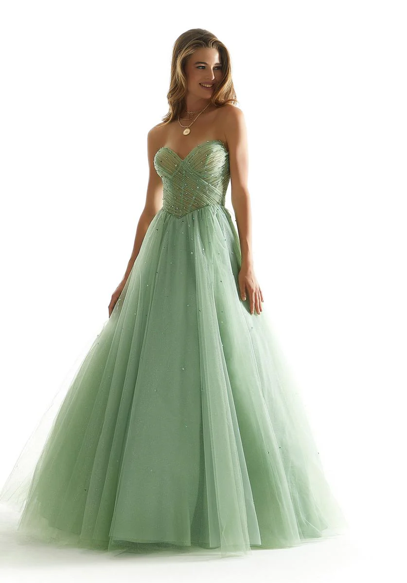 Morilee Strapless Basque Waist Ballgown 49071 - Image 4