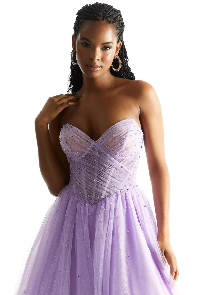 Morilee Strapless Basque Waist Ballgown 49071 - Image 7